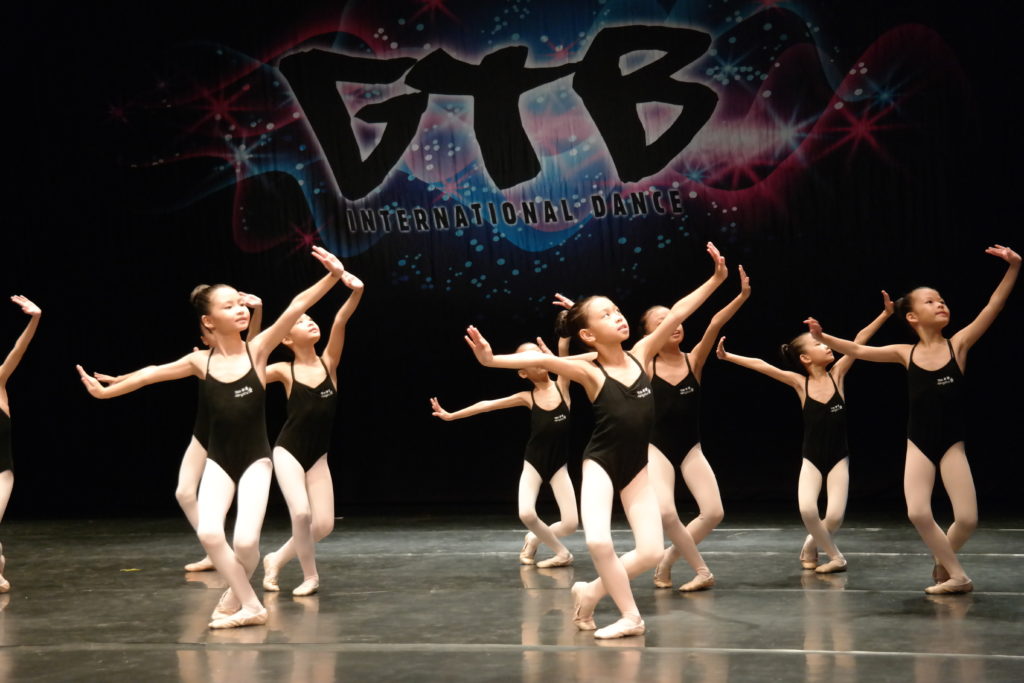 TDA dance kids in a rehearsal at Get The Beat dance competition
